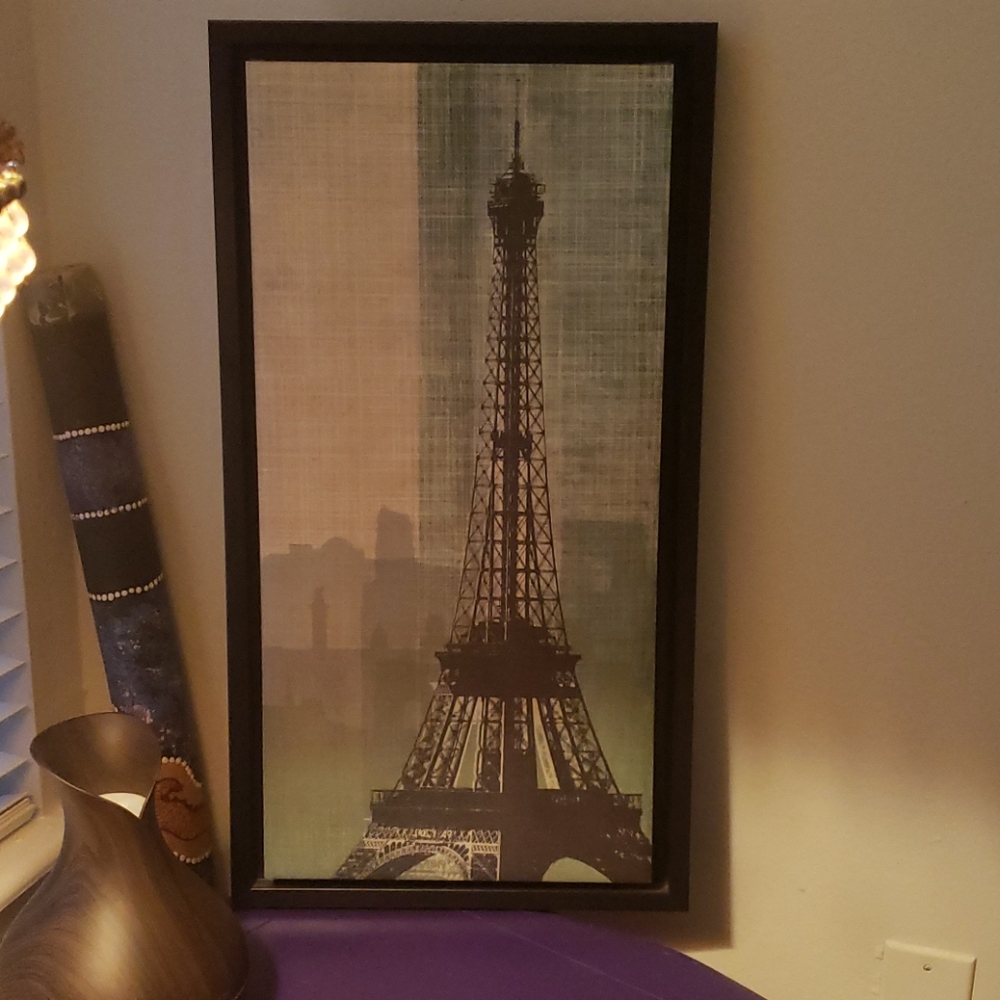 Canvas print of the  Eiffel tower